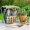 Nature Spring Garden Tool Set, Folding Stool 250 lb Capacity, Detachable 7 Pocket Bag & 5 Gardening Tools 246155ZNJ - alternate 1